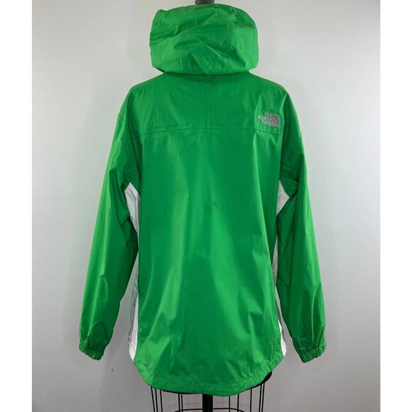 The North Face Green Abuk HyVent Full Zip Lightweight Rain Jacket Womens L - Picture 4 of 12
